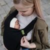 Boba Bliss Fular Mochila Portabebé Recién Nacidos Y Niños Pequeños, Portabebé Ergonómico Evolutivo Sin Nudos, Suave Y Elástico, Ganador Mejor Portabebé 2023. Black