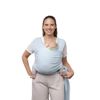 Boba Wrap Fular Elástico Portabebé Bambú Serenity, Ideal Recién Nacidos, Pañuelo Porteo Ergonómico Ajustable, Tejido Viscosa Bambú Termoregulador Para Verano. Light Blue