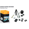 Kodak Pixpro 4kvr360 Action Cam Blanca - Pack Estándar - Cámara Digital De 360° - Doble Lente - Vídeo 4k - Accesorios Incluidos