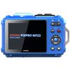 Kodak Pixpro Wpz2 - Cámara Digital Compacta De 16mp, Resistente Al Agua Hasta 15 Profundidades, A Prueba De Golpes, Vídeo 720p, Pantalla Lcd De 2,7" - Batería Li-ion - Azul