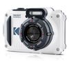 Kodak Pixpro Wpz2 - Cámara Digital Compacta De 16mp, Resistente Al Agua Hasta 15 Profundidades, A Prueba De Golpes, Vídeo 720p, Pantalla Lcd De 2,7" - Batería Li-ion - Blanca