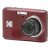 Kodak Pixpro Fz45 - Cámara Digital Compacta De 16,44 Megapíxeles Con Zoom Óptico 4x, Pantalla Lcd De 2,7 Pulgadas, Vídeo Hd 720p, Carpeta Aa - Rojo