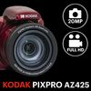 Kodak Pixpro Astro Zoom Az425 - Cámara Digital Bridge, Zoom Óptico 42x, Gran Angular 24mm, 20 Megapíxeles, Lcd 3, Vídeo Full Hd 1080p, Batería Li-ion - Rojo