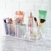 Organizador De Maquillaje De Plástico Dividido En 6 Secciones Para El Tocador Del Baño - Transparente - Mdesign