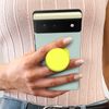 Popgrip Smartphone Sujeción Soporte Vídeo Diseño Amarillo Popsockets