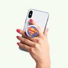 Pop Grip Para Smartphones Soporte Esmaltado Con Función Superman