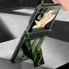 Carcasa Para Samsung Z Flip 5 Antigolpe Soporte Supcase Unicorn Beetle Pro Verde