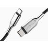 Cygnett Usb-c - Usb-c Cable Usb 1 M Usb 2.0 Usb C Negro, Acero Inoxidable