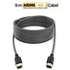 Cable Hdmi 4k 9m Alta Velocidad, Nylon Trenzado Y Conectores De Oro Powerbear