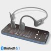 Casco Bluetooth Conducción Ósea Autonomía 8h Openrun Shokz Gris
