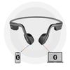 Auriculares Bluetooth 5.1 Conducción Ósea Doble Micro Ip55 Shokz Openmove Gris
