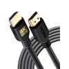 Cable Hdmi 4k 5m Alta Velocidad, Nylon Trenzado Y Conectores De Oro Powerbear