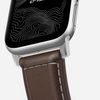 Correa Nomad De Piel Premium, Black Hardware - Marrón P. Apple Watch 42 / 44 Mm