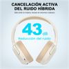 Auriculares Inalámbricos Con Cancelación Activa De Ruido W820nb Plus, Marfil Edifier