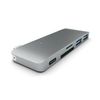 Hub Usb C 5 En 1 A Usb C Power Delivery, 2 Usb, Lector Tarjeta Satechi Gris