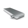 Hub Usb C 5 En 1 A Usb C Power Delivery, 2 Usb, Lector Tarjeta Satechi Gris