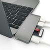 Hub Usb C 5 En 1 A Usb C Power Delivery, 2 Usb, Lector Tarjeta Satechi Gris