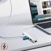 Adaptador Multipuerto Delgado Con Puerto Hdmi 4k Y Dos Puertos Usb-c