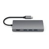 Adaptador Ethernet Multiport V2 Type-c 4k Con 3 Puertos Usb-a 3.0 Y Lector Sd