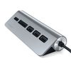 Hub Usb C A 3 Usb + Lector Tarjeta Sd / Micro-sd Compacto Satechi Gris Acero