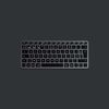 Slim X1 Teclado Qwerty Retroiluminado Compacto Usb-c Bluetooth