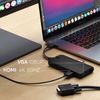 Hub Usb-c A Hdmi 4k, Vga, Ethernet, 2 Usb + 2 Usb-c, Tarjeta Satechi Negro