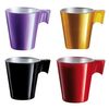 Set 4 Tazas Vidrio Flashy Expresso 8cl