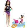 Barbie Set De Piscina Para Niñeras