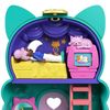 Polly Pocket - Caja Transformable De Gato, Con Muñeca Y Figura De Gato