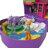 Polly Pocket - Caja De Elefante Zoológico, Con Muñecas Polly Y Bella