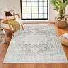 Alfombra Vintage Oriental Gris/blanco 120x170cm Juliette