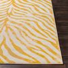 Alfombra De Pasillo Zebra Bohemia Amarillo/beige 80x220cm Cybele