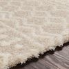 Alfombra Shaggy Bohemia Marfil/beige 160x220cm Nour