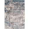 Alfombra Abstracta Moderna Azul/gris 160x213cm Noa