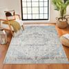 Alfombra Vintage Oriental Marfil/azul 160x213cm Lya