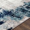 Alfombra Abstracta Moderna Azul/blanco/gris 160x220cm Giulia