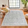 Alfombra Vintage Oriental Blanco/gris 160x215cm Margaux