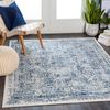 Alfombra Vintage Oriental Azul/blanco 160x215cm Vicky