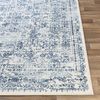 Alfombra Vintage Oriental Azul/blanco 160x215cm Vicky