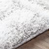 Alfombra Shaggy Bohemia Blanco/gris 160x220cm Nour