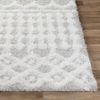 Alfombra Shaggy Bohemia Blanco/gris 160x220cm Nour