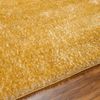 Alfombra Shaggy Moderna Amarillo 200x275cm Claire