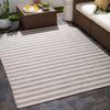 Alfombra Exterior/interior A Rayas Beige/marfil 160x220cm Zaki