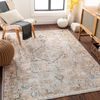 Alfombra Vintage Lavable En Lavadora Marrón/gris 160x213cm Clara