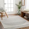 Alfombra Escandinava Moderna Beige/gris 200x275cm Enso