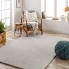 Alfombra Shaggy Moderna Beige 160x213cm Claire