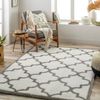 Alfombra Shaggy Oriental Marfil/gris 160x213cm Ellie