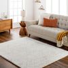 Alfombra Shaggy Moderna Marfil/beige 200x275cm Allie