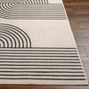 Alfombra Escandinava Moderna Blanco/negro 152x213cm Constance