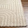 Alfombra Shaggy Escandinava Blanco/beige 160x220cm Christina